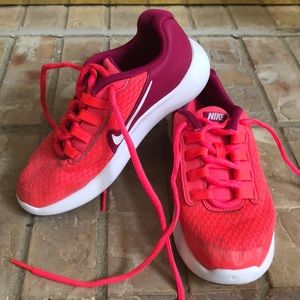 Little Girls Pink Nike Sneakers